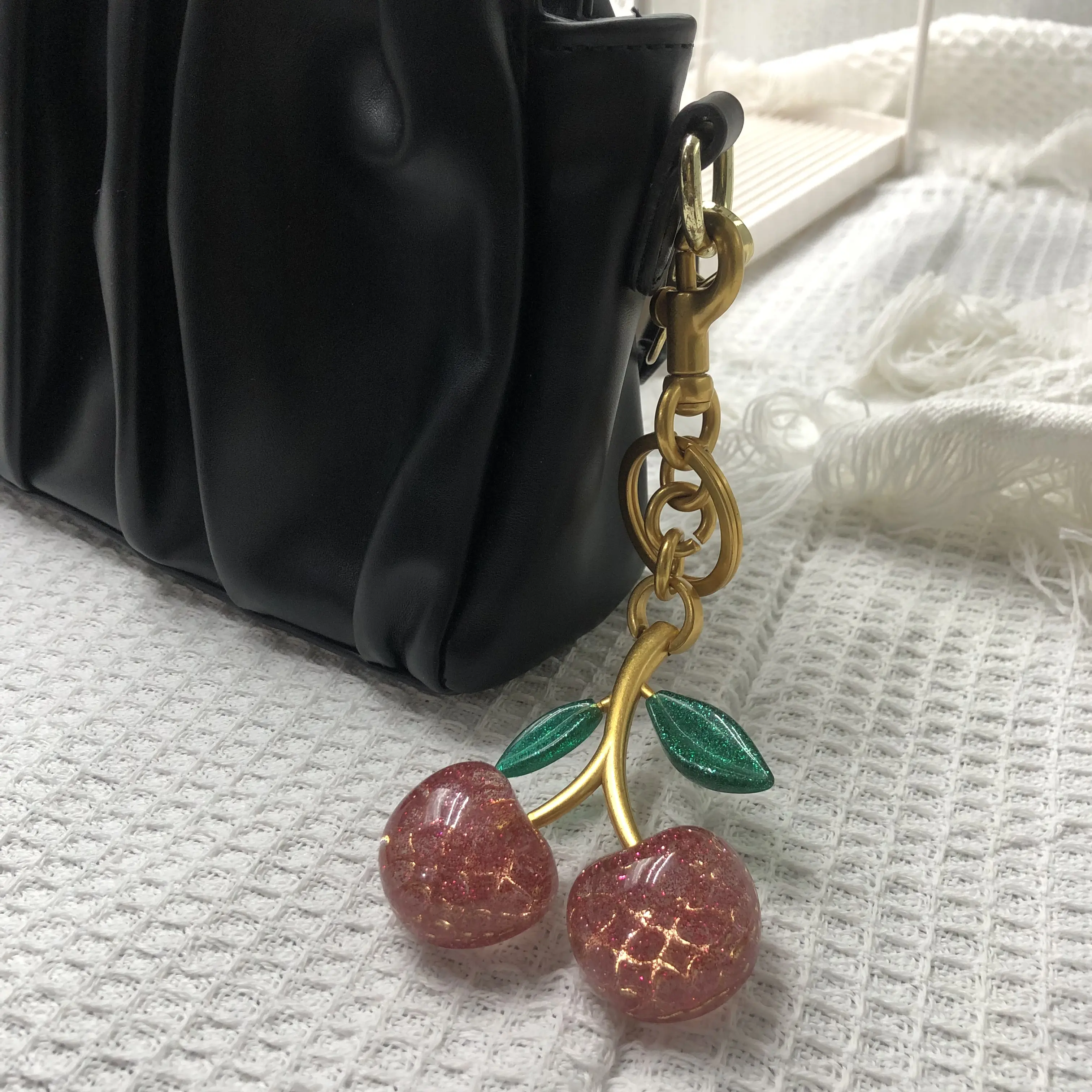 Fashionable and cute fruit bag pendants, exquisite pendants, daily bag accessories, holiday gifts Bag Charm Bag Decoration