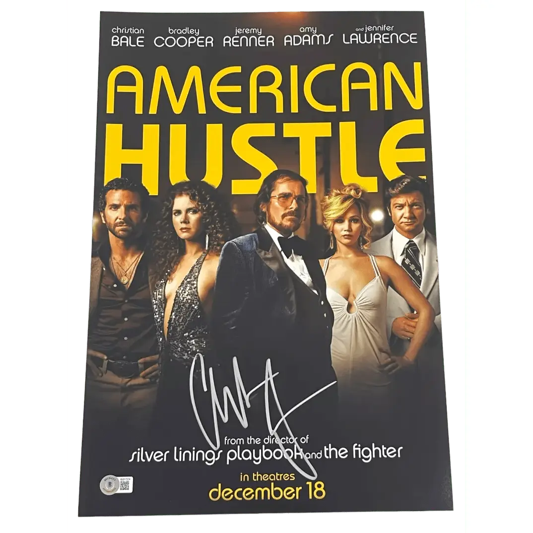 Christian Bale Authentic Autographed 12x18 Photo Poster #12