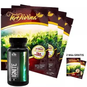 Té Divina Ignite Pack - Supplement for Fitness and Dietary Support - Edible - Healthcare ashwagandha brand colon cleanse Tea Tablet