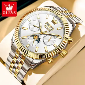 Genuine new multi-function large dial luminous waterproof fully automatic mechanical watch OLEVS brand luxury high-end business men's watch 6688