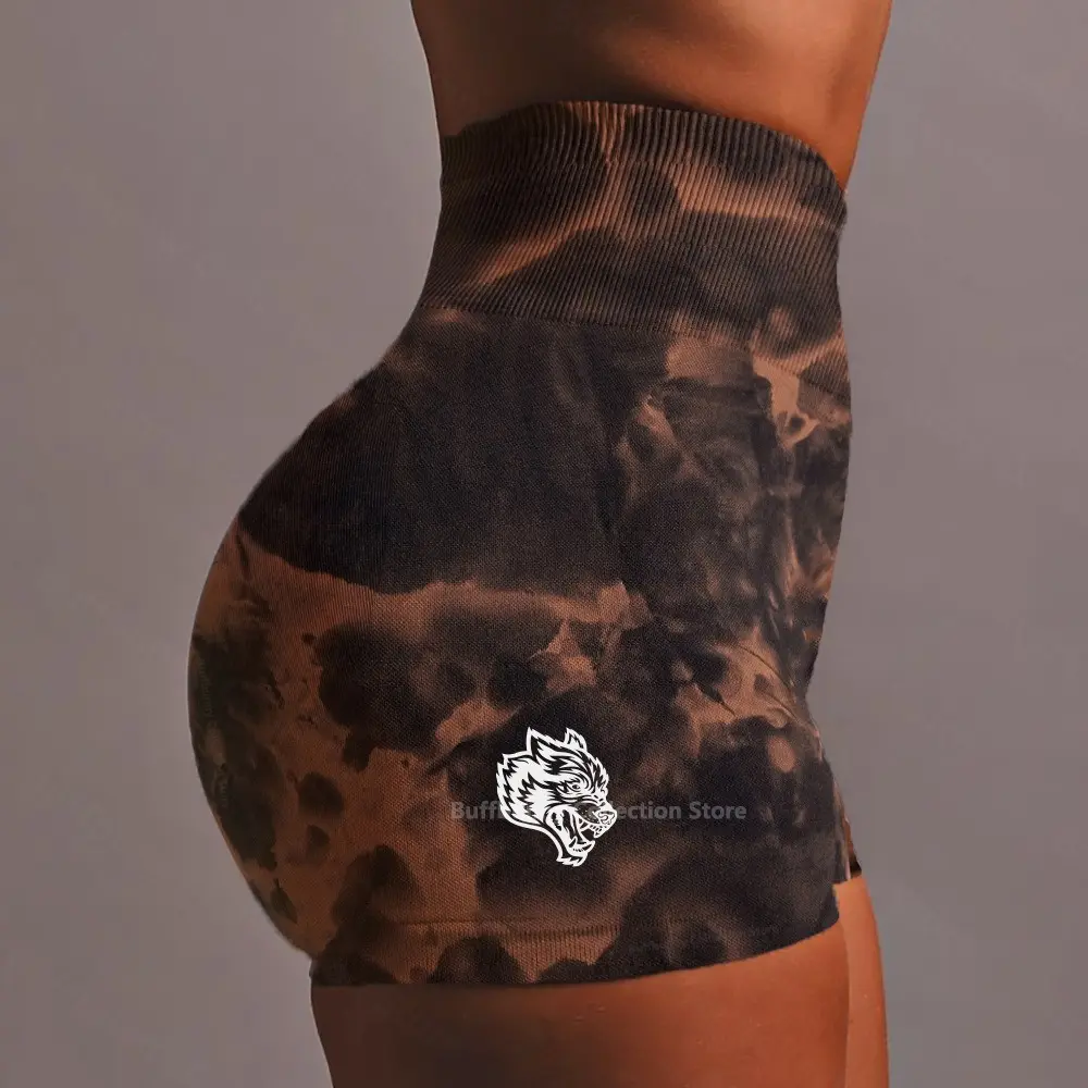 Darc wolf head shorts Seamless, high waist hip-lifting running fitness yoga pants