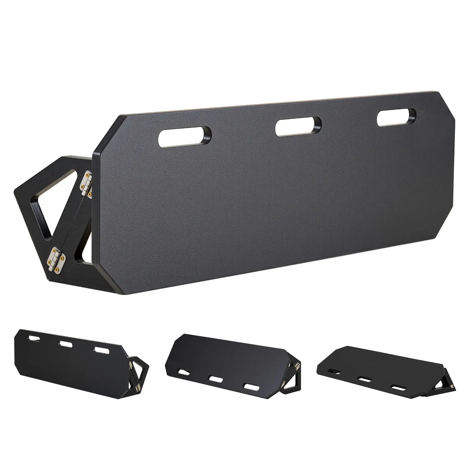 【SummerFinds】VEVOR Soccer Rebounder Board, 40x12 in Portable HDPE Panel with Foldable Stand, Reinforced Frame, Self-Locking Hinge, 3 Adjustable Angles, Compact Footprint, Matte Scratch Guard, Easy-Setup Kickback Trainer for Solo Practice, Adults