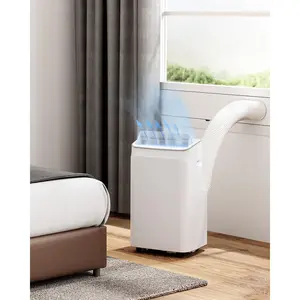 Portable Air Conditioner for Room Cooling - Flexible AC Solution with Exhaust Hose, Dehumidifying Function, Remote Control, and Easy Mobility, Ideal for Apartments, Dorms, and Residential Use