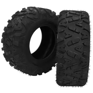 【Black Friday】GARVEE ATV Tires 25x8-12 and 26x9-12, 6PR All-Terrain Tubeless Tires Set of 2 for ATV and UTV Use, Featuring Puncture and Abrasion Resistance with Enhanced Grip Pattern for Superior Handling on Trail, Sand, Mud, and Off-Road