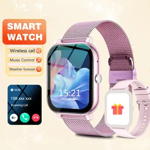 Smart Watch with Wireless Calling & Multi-Sport Mode, Call Reminder, Sms Alerts, Compatible with iPhone & Android Devices