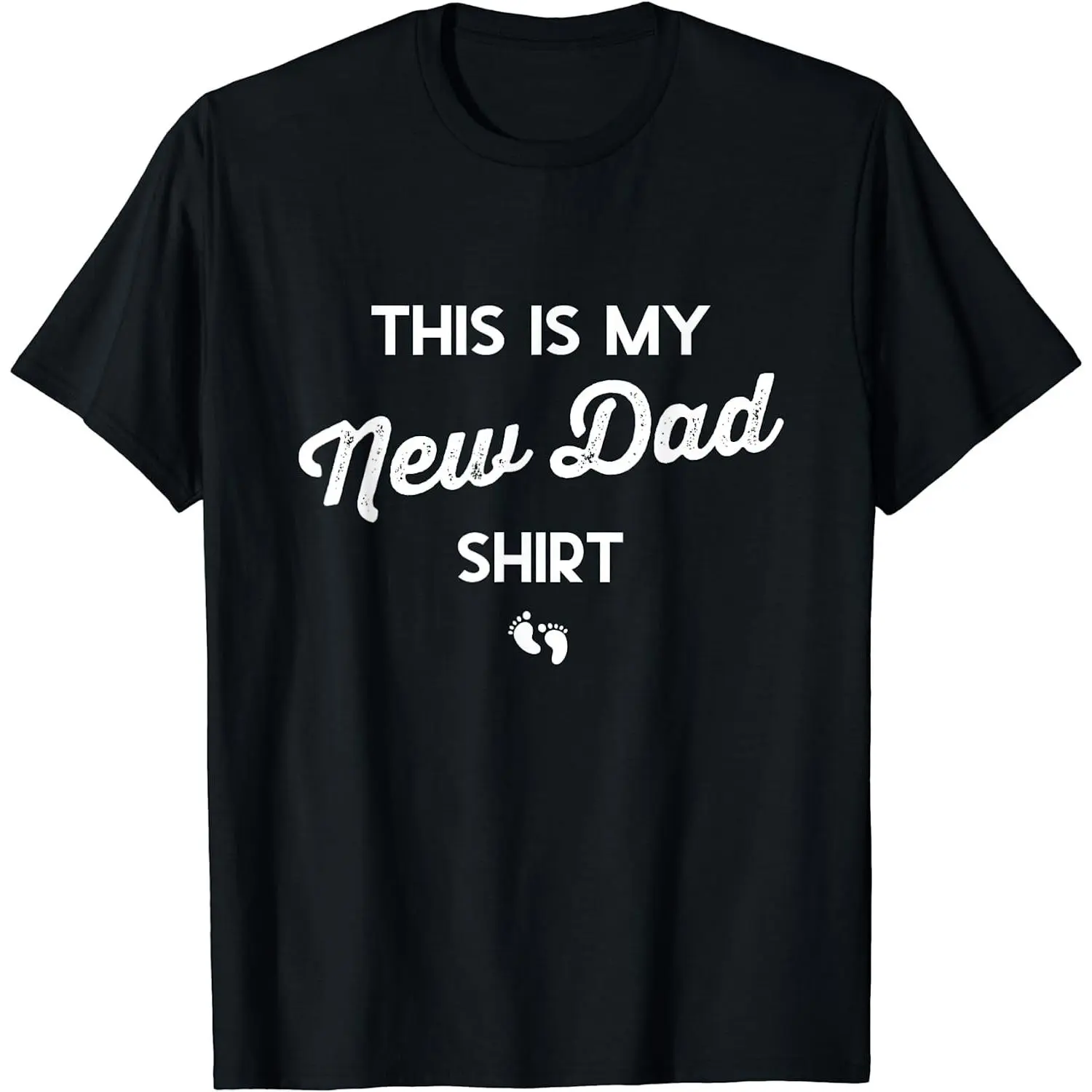 100% Cotton First Time Father Gifts Expecting This Is My New Dad Shirt T-Shirt