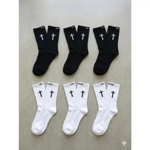 God First + Im Second Pair Socks - Faith-Inspired Socks with Bold Design, Breathable Fabric, 3 pairs