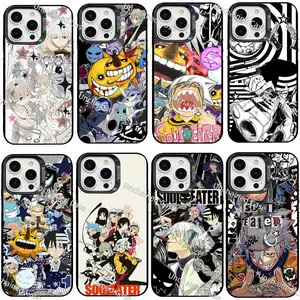 S-Soul Eater Phone Case Anime Soul Evans Maka Albarn Phone Cases for iPhone 17 Air 16 Pro Max 15 14 Plus 13 12 11 Anime Fan Gift Protective Cover