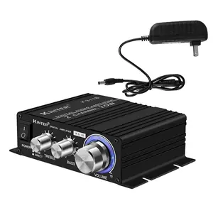 K3118 Texas Instruments TI Digital Hi-Fi Audio Mini Class D  Auto DIY Arcade Stereo Amplifier with 12V 3A Power  Black