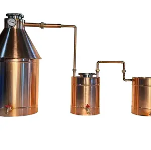 Copper Moonshine Still for Making Liquor at Home - Advanced-Craft Distillation unit Copper Moonshine Distiller