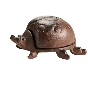 Cast iron key hider, lady bug