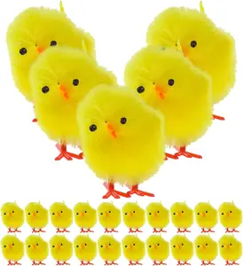 Chicks Small Chicken Figurines for Home Office Party Favors Decors 4CM, 36Pcs