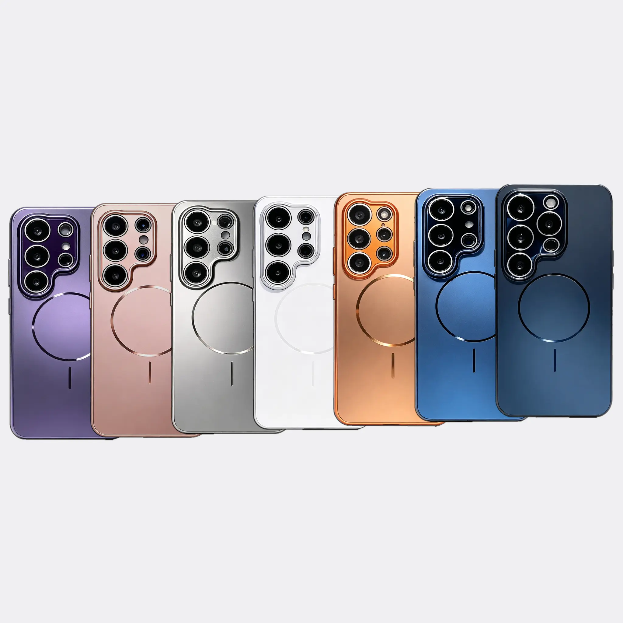 Magnetic Matte Phone Case for Samsung Galaxy S26 Ultra - Shock-Absorbent Protective Cover