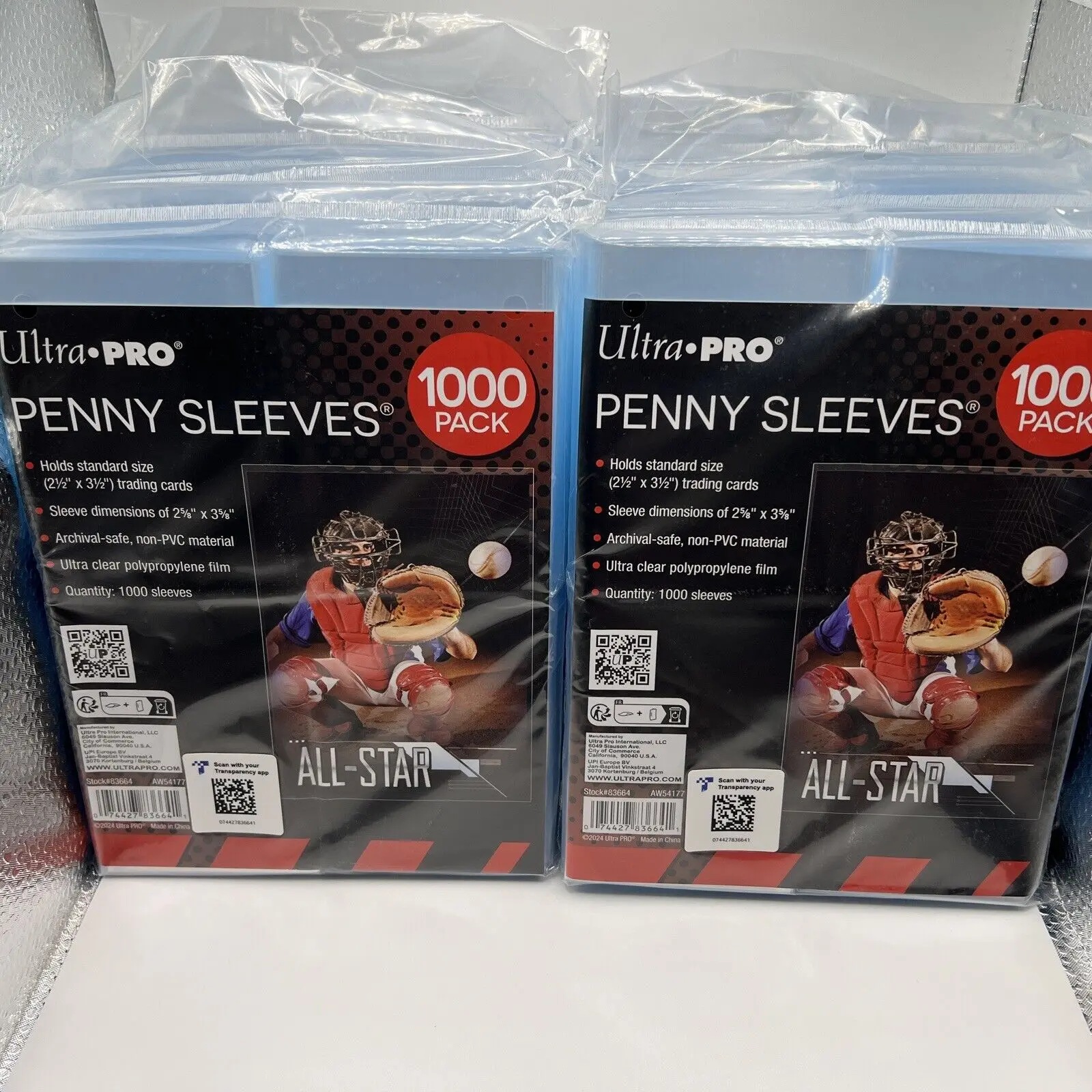 Ultra Pro Penny Card Soft Sleeves 10 packs of 1000 Standard Cards 10000 Total - TikTok Shop Ultra Pro Penny Card Soft Sleeves 10 packs of 1000 Standard Cards 10000 Total - TikTok Shop