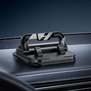 Car phone holder, portable mobile phone holder, stable and durable.In-built parking number plate function, quickly switch to a phone number plate.