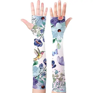 Gardening Sleeves Sun Protection Cooling Arm Sleeves Breathable Anti-Scratch Protective Garden Sleeves for Women Men