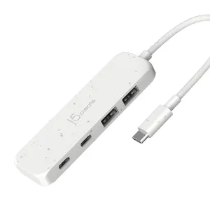 Eco-Friendly USB-C® to 4-Port Type-C & Type-A Gen 2 Hub