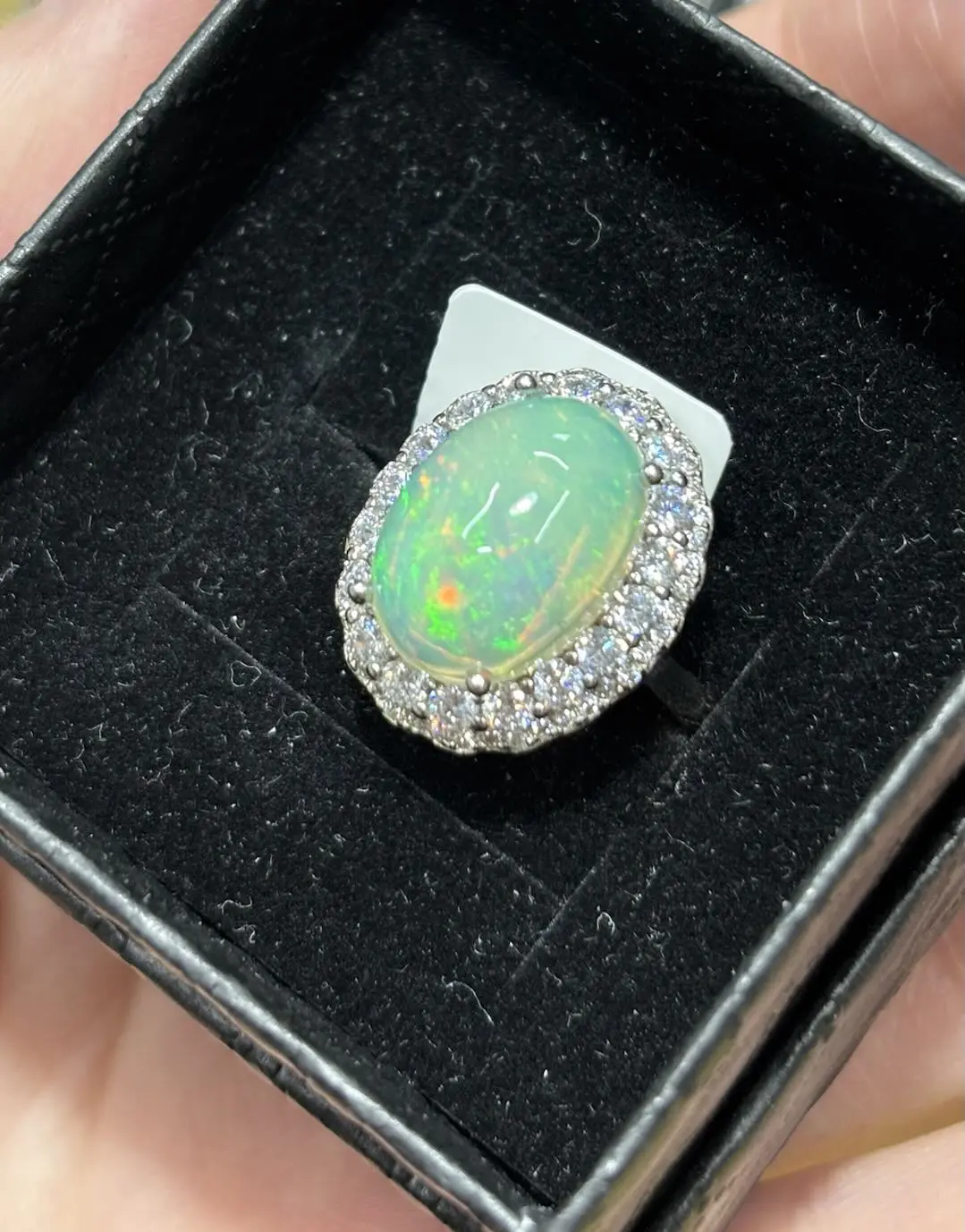 Lena(15697)gc.s925，white opal