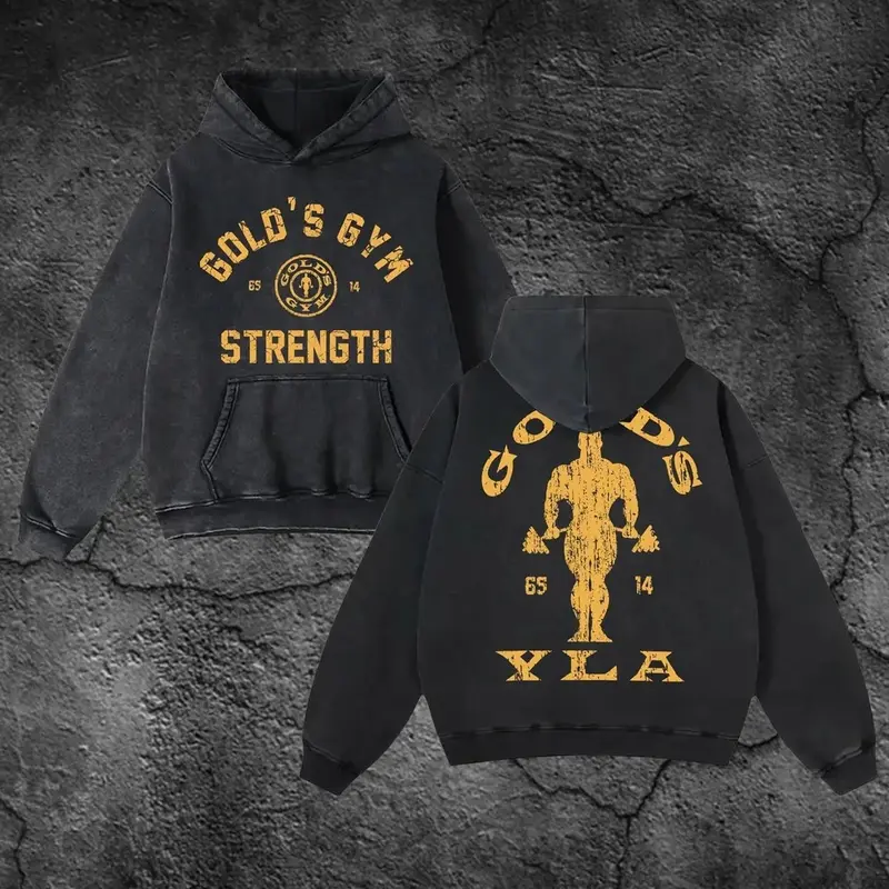 hoodies gold gym - TikTok Shop