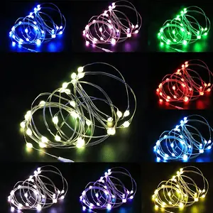 10M USB LED String Lights Copper Silver Wire Garland Light Waterproof Fairy Lights For Christmas Wedding Party Garden Decoration Lighting Outdoor