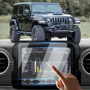 for Jeep Wrangler JL 2018-2022 And Gladiator 2020-2022, 8.4-Inch GPS Navigation Touchscreen Display Tempered Glass Screen Protector