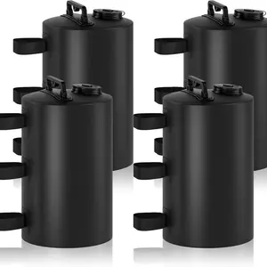 Canopy Water Weights Bag, 88 Lb Tent 4 Leg Weights Bag, Portable 10L Water Bag, Windproof Fixed Canopy Weights Bag, 4 Pack