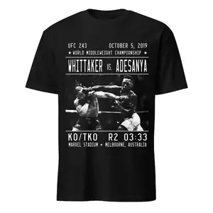 Israel Adesanya Inspired Graphic T Shirt MMA Tee HY372