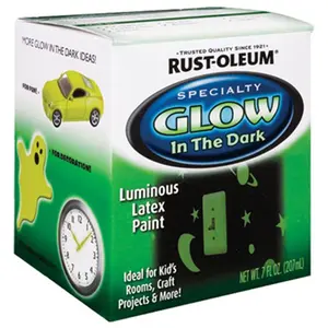 Rust-Oleum 214945 0.5 pt. Glow In The Dark Paint Rust-Oleum 214945 0.5 pt. Glow In The Dark Paint