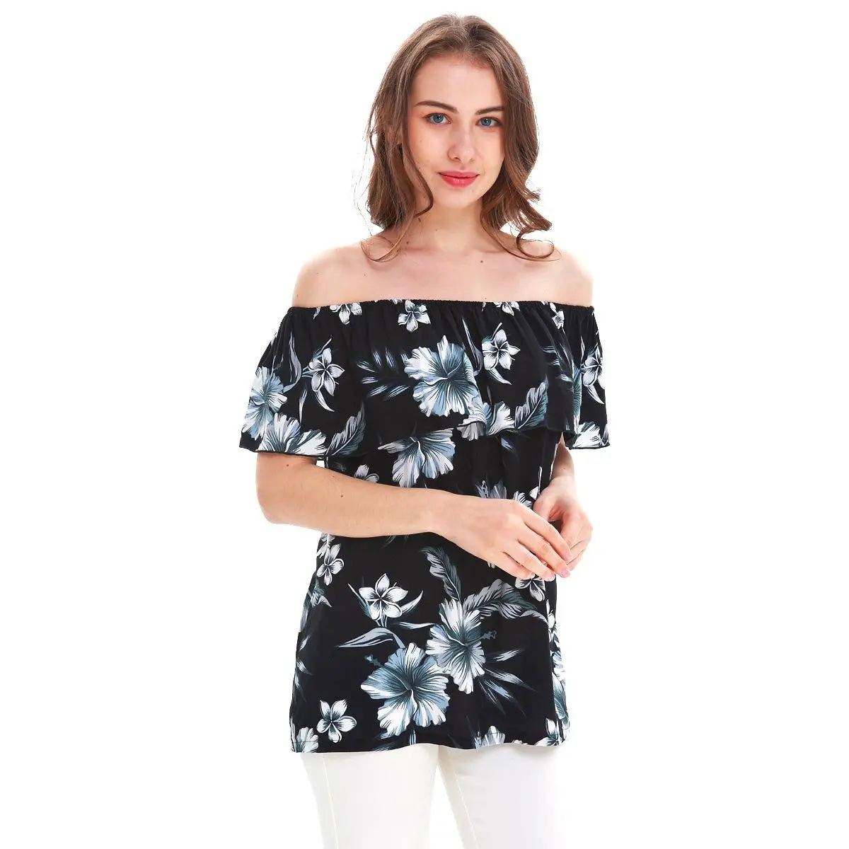 bohemian off shoulder top - TikTok Shop