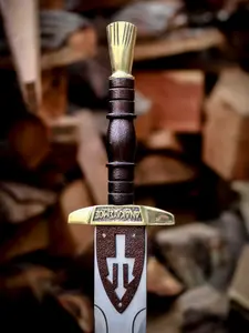 Handmade Riptide Sword Anaklusmos Prop Percy Jackon Sword  Inspired Vintge Collectible Fantasy Cosplay Display Gift For Him