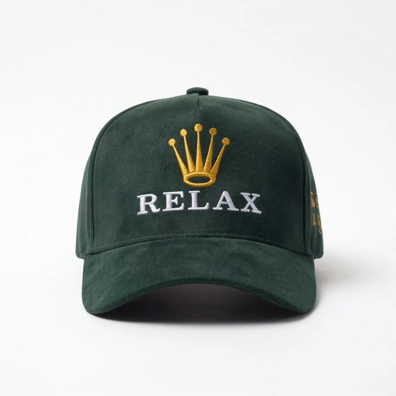 RELAX Brand Men's A-Frame Cotton Baseball Cap - "The World Is Yours" Bold Graphic, Adjustable Exclusive High-Quality Daily Wear Fashion Accessory, Baseball Cap Adjustable, Cotton Hat