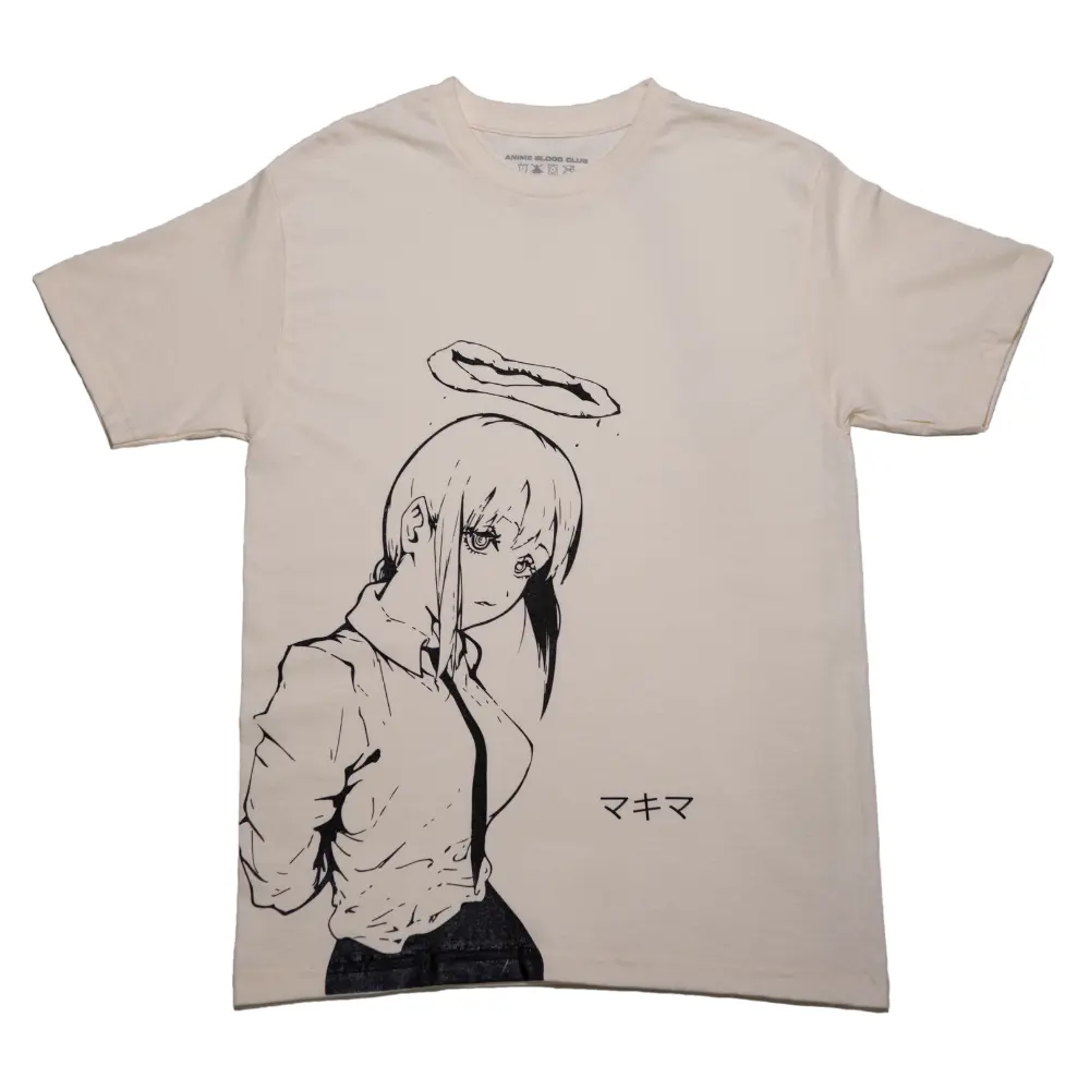 Makima Tee - Cotton Casual Style Anime Inspired