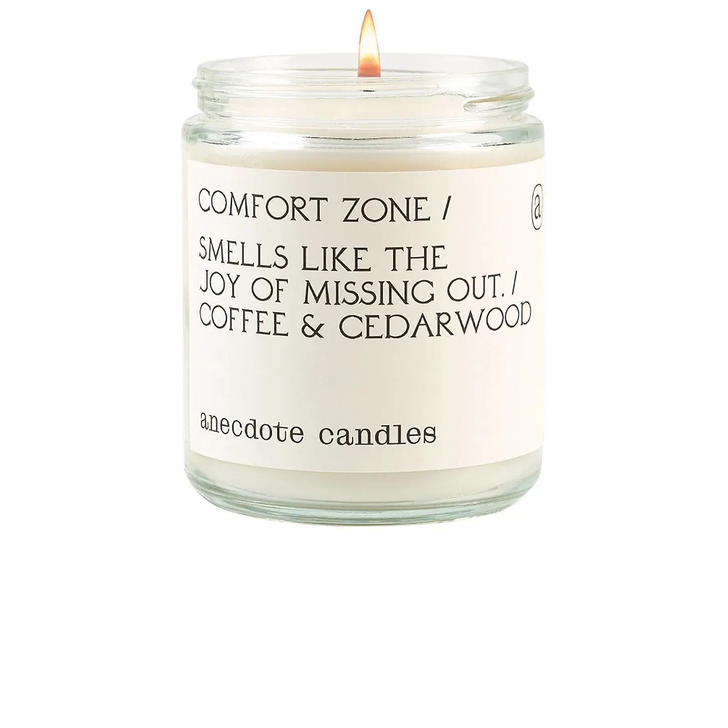 Anecdote Candles Comfort Zone Glass Jar Candle
