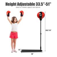 Red, 33.5” to 51” Adjustable Height, 