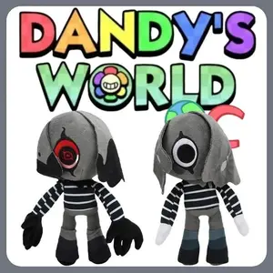 Dandy's World Twisted Blot Plush Toy, Game Peripheral Stuffed Doll, Soft Figure for Kids Birthday Gift Room Decoration