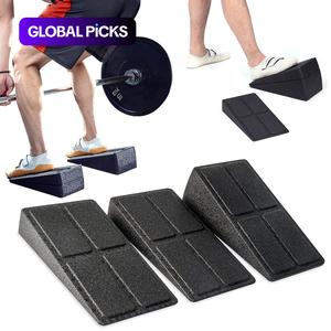 squat wedges blocks, 3 counts non-slip incline pilates boards, foot wedges foam incline boards, leg extensions for home workouts, calf stretch, heel squats, gym equipment, exercise mat, gym mat, workout equipment