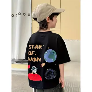 New2025 Children's Boys' Loose Short Sleeve T-Shirt