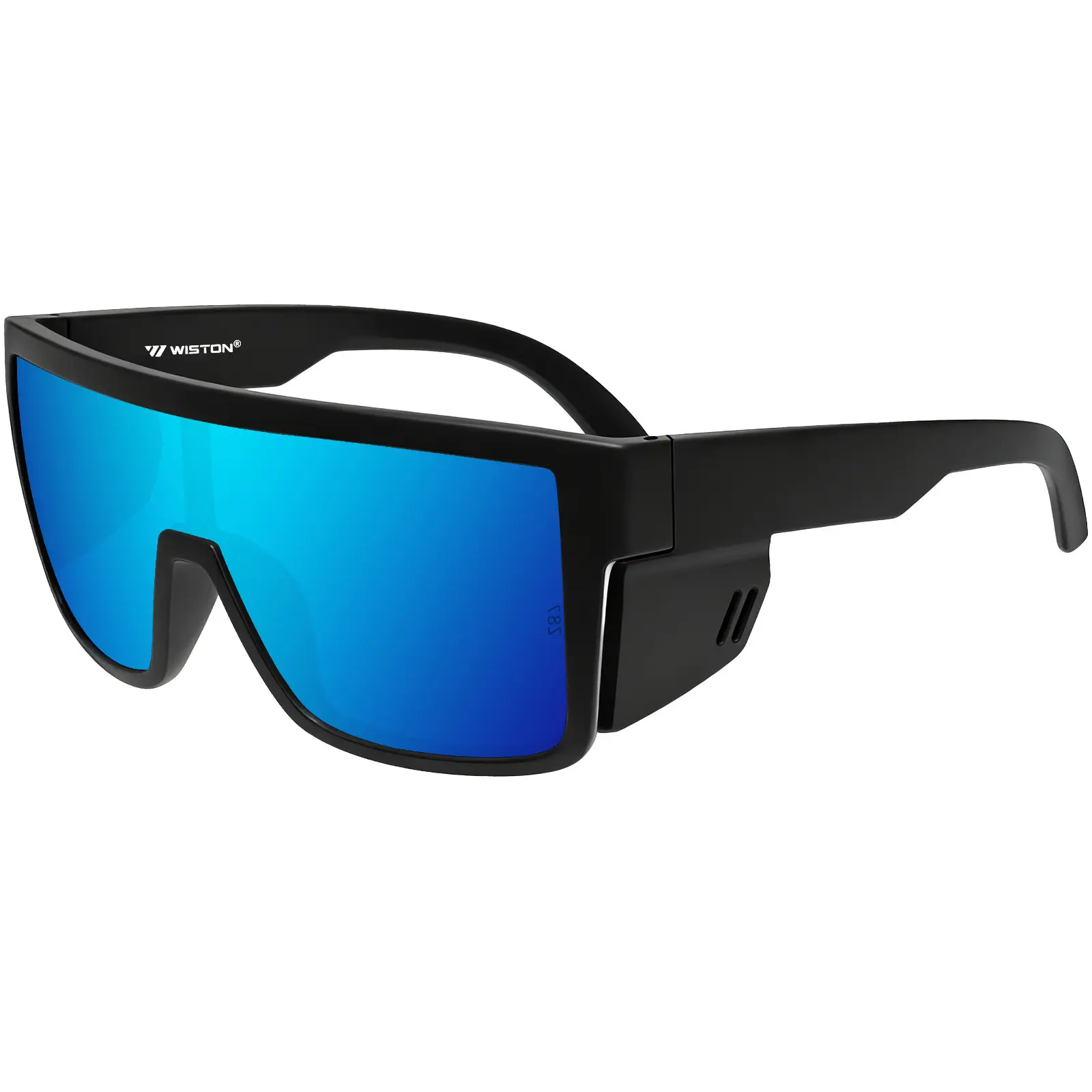 WISTON XL Z87 Full Rim Rectangular Sunglasses for Wide-Headed WISTON XL Z87 Full Rim Rectangular Sunglasses for Wide-Headed