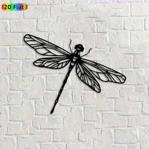 1pc Dragonfly Metal Wall Art, Graceful Dragonfly Statue Mural, Ideal Gift for New Year, Easter, Insect Decor Enthusiasts, Weather-Resistant Metal Wall Decor Wall Sculptures, Perfect for Garden Fence & Patio Wall, Charming Outdoor Decor