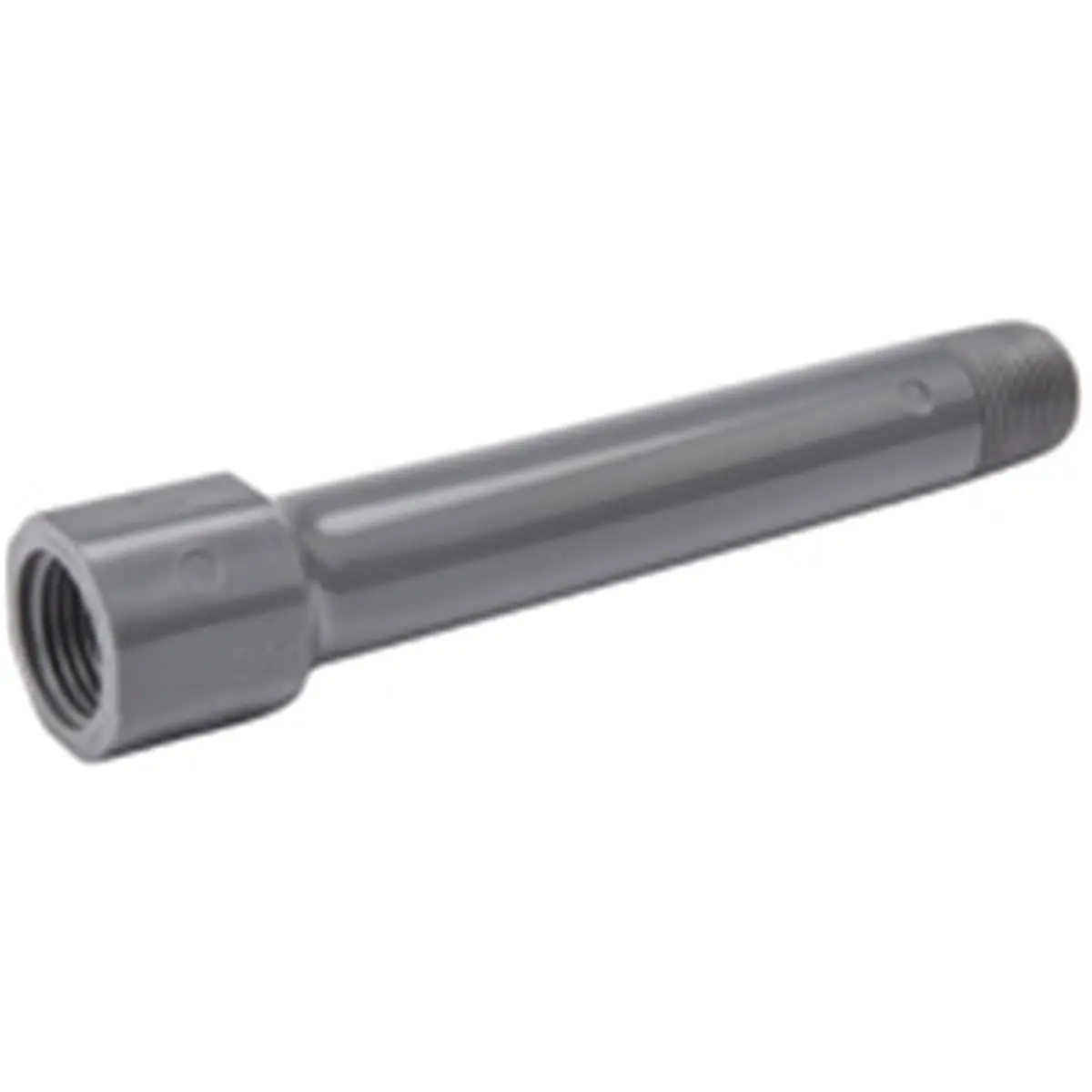 212 MAIN High Pressure Schedule 80 PVC Material Pipe Threaded PVC Coupler, Male-Female, 0.5x4 in, ANSI Threads