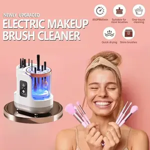 3-in-1 Makeup Brush Sanitizer | Makeup Brush Washer | USB Powered Clean Dry | Perfect Gift for Her 🎁