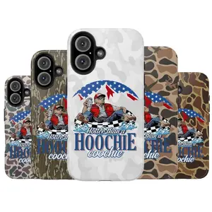 Hotter Than A Hoochie Coochie Trump With Busch Light Camo Phone Case  Durable Accessories, Funny Meme Cover, GiftsSuitable for iPhone 17-11 Pro Max/Plus and  Samsung Galaxy S23-25