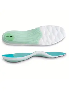 Pain Relief Orthotic Insoles, High Arch Support for Plantar Fasciitis, Unisex Flat Foot Correction, Work Boots Cushions, Shock Absorbing Insoles