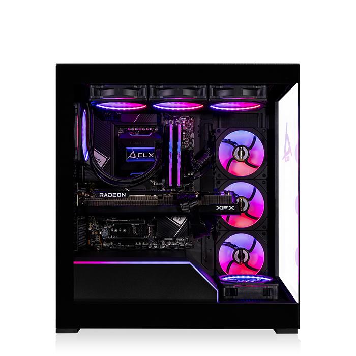 CLX Horus Gaming PC - Intel Core Ultra 9 285K 3.7GHz 24-Core Processor, 96GB DDR5 5600 RGB Memory, GeForce RTX 5080 16GB GDDR7 Graphics, 2TB NVMe M.2 SSD, 8TB HDD, 360mm AIO, WiFi, Phanteks NV5 Mid-Tower Black, 8 RGB Fans, Windows 11 Home 64-bit