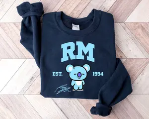 RM Est.1994 Sweatshirt, BT21 Chibi Cute Sweater, Gift for fan, KPOP tour 2026