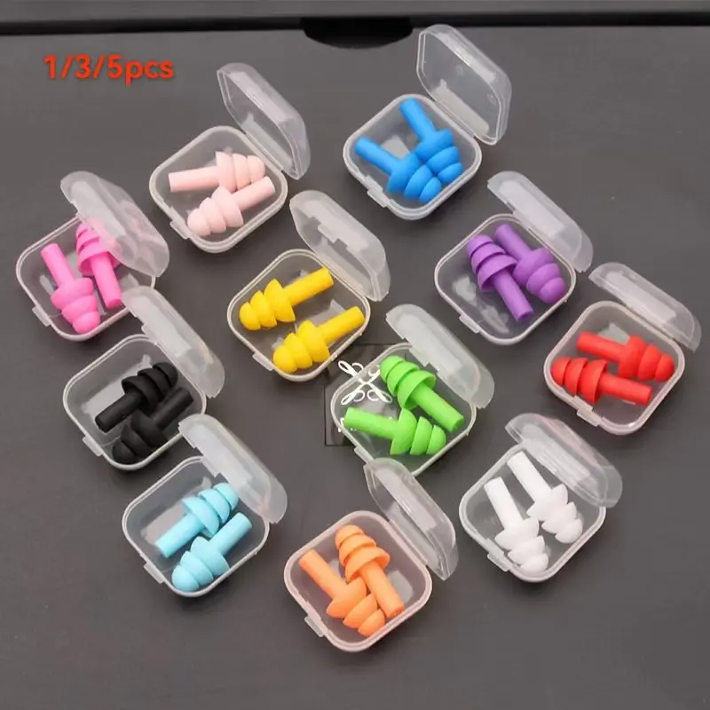 Wireless soundproof earplugs anti-noise sleeping earplugs silicone Christmas tree suit swimming supplies Earplug Waterproof adult earplugs