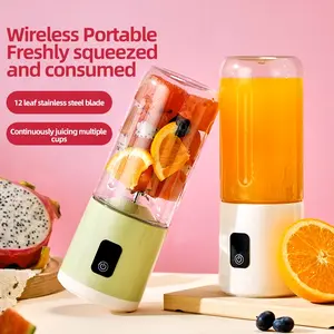 Portable USB Charging Blender and Juicer, 1500mah Large Capacity Battery, Ice Crushing, Easy Clean, Lightweight, Ideal for Camping Office Car Dorm