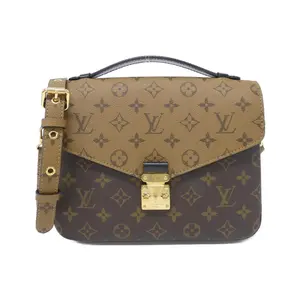 Pre-owned Louis Vuitton Canvas Shoulder Bags Pochette Metis Monogram Shoulder Bag