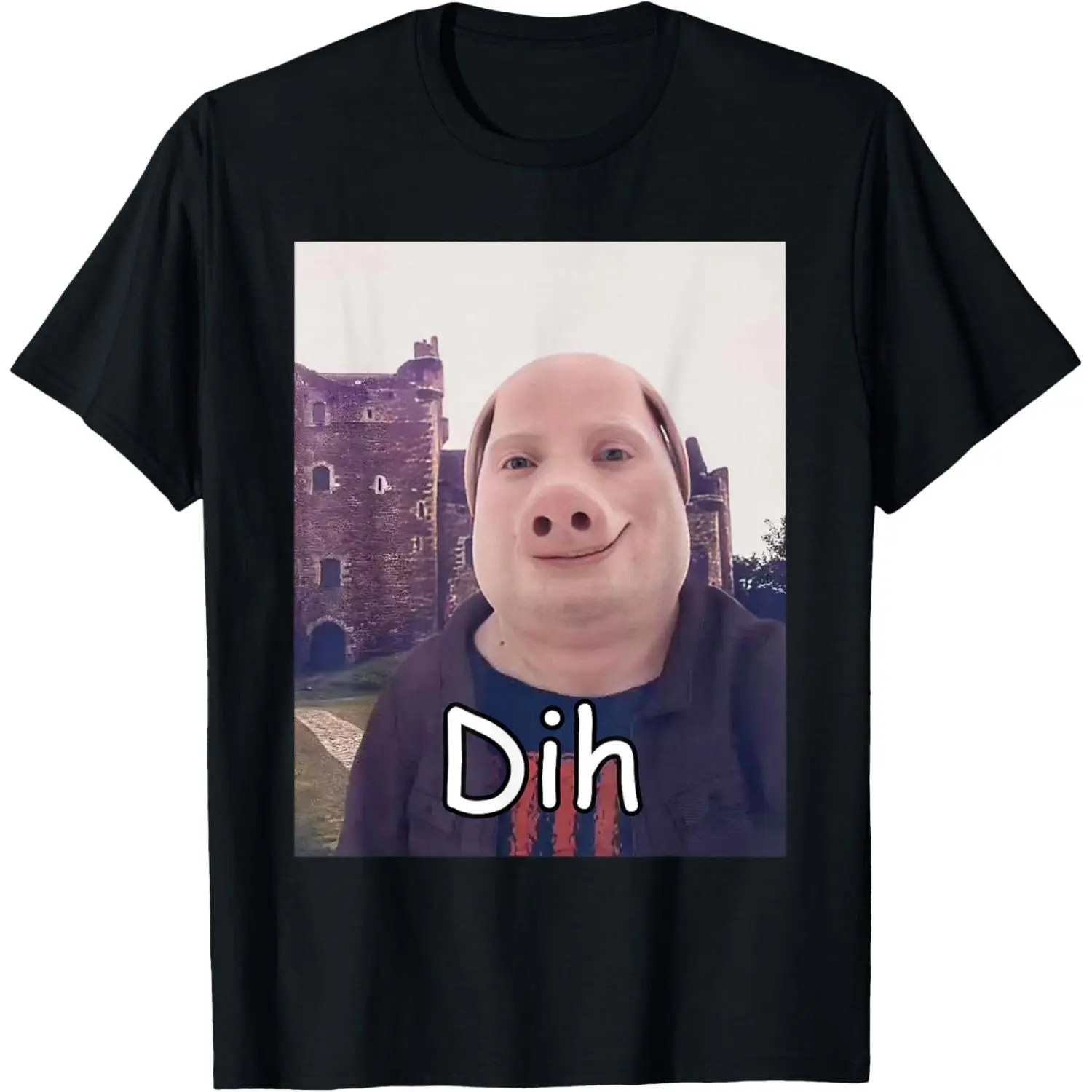 John Pork Meme Dih Funny Brainrot T-Shirt Unisex