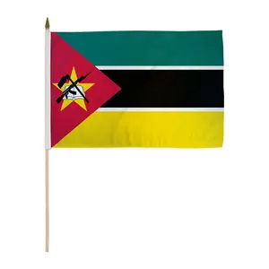 Mozambique 12x18in Stick Flag